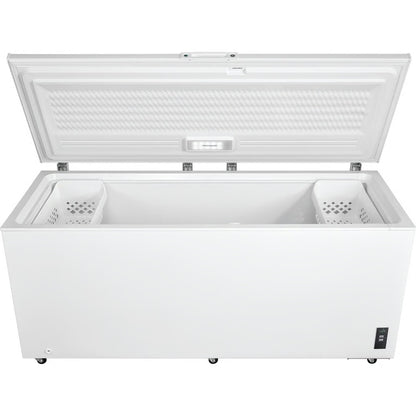 20 cu. ft. Garage Ready Manual Defrost Chest Freezer in White with LED Light and Adjustable Temperature Control