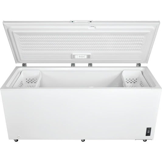 20 cu. ft. Garage Ready Manual Defrost Chest Freezer in White with LED Light and Adjustable Temperature Control