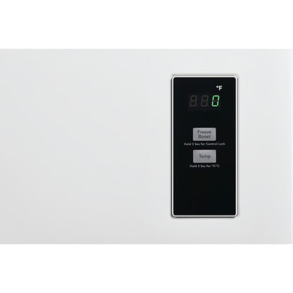 20 cu. ft. Garage Ready Manual Defrost Chest Freezer in White with LED Light and Adjustable Temperature Control