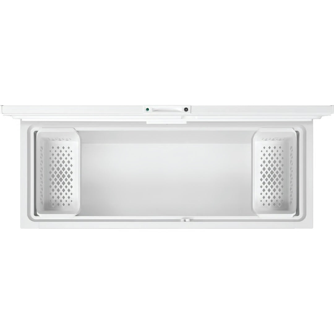20 cu. ft. Garage Ready Manual Defrost Chest Freezer in White with LED Light and Adjustable Temperature Control