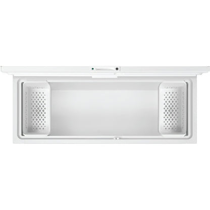 20 cu. ft. Garage Ready Manual Defrost Chest Freezer in White with LED Light and Adjustable Temperature Control