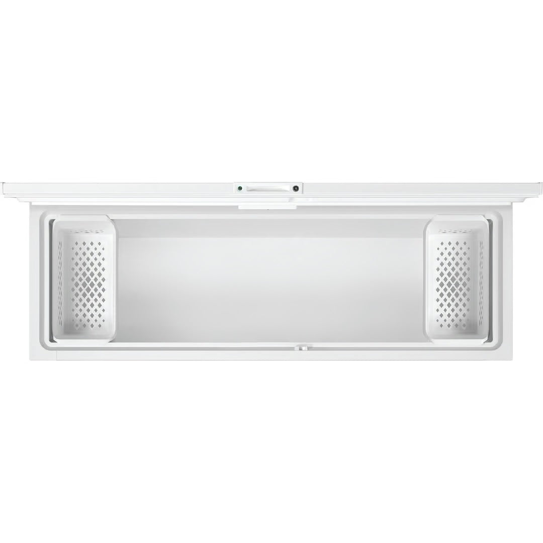 25 cu. ft. Garage Ready Manual Defrost Chest Freezer in White with LED Light and Adjustable Temperature Control