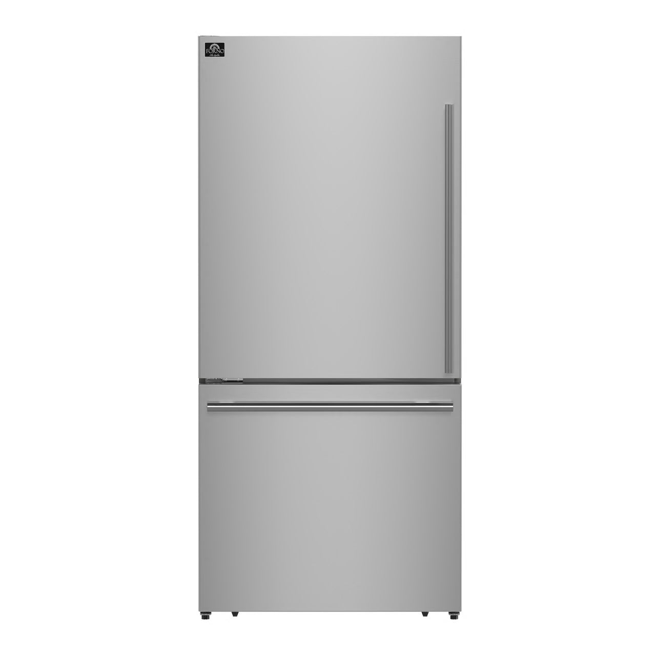 Milano Espresso 31-Inch Stainless Steel Bottom Freezer Refrigerator, 17.2 cu.ft., Built-In Ice Maker, ENERGY STAR