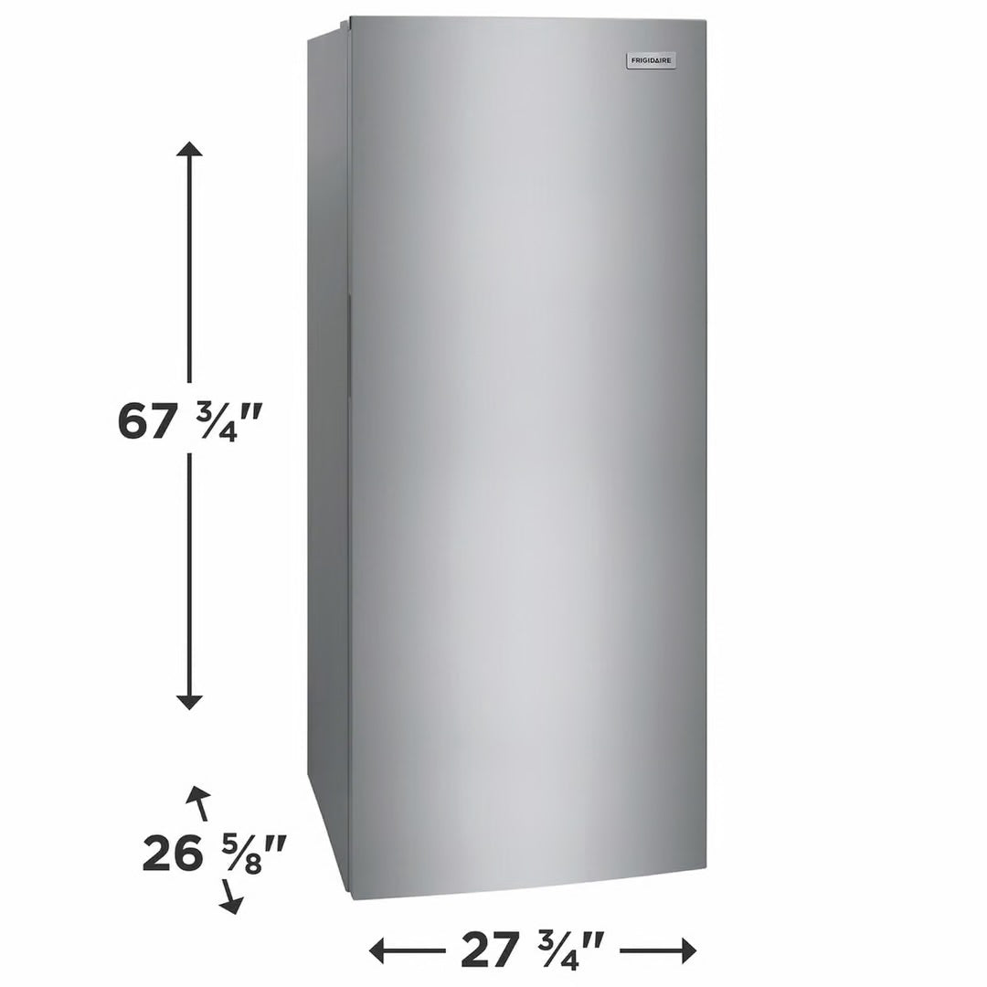 16 cu. ft. Auto Defrost Garage Ready Upright Freezer in Fingerprint-Resistant Stainless Look