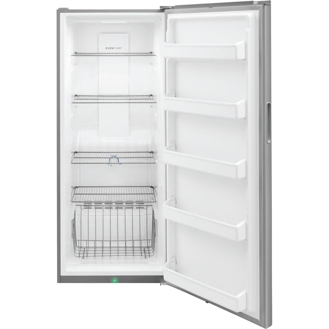 16 cu. ft. Auto Defrost Garage Ready Upright Freezer in Fingerprint-Resistant Stainless Look