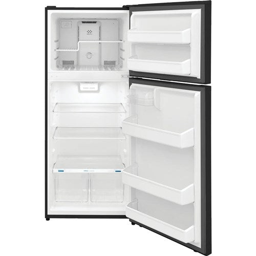 28 in. 18 cu. ft. Top Freezer Refrigerator in Black, ENERGY STAR