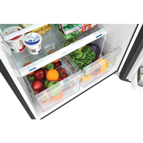 28 in. 18 cu. ft. Top Freezer Refrigerator in Black, ENERGY STAR