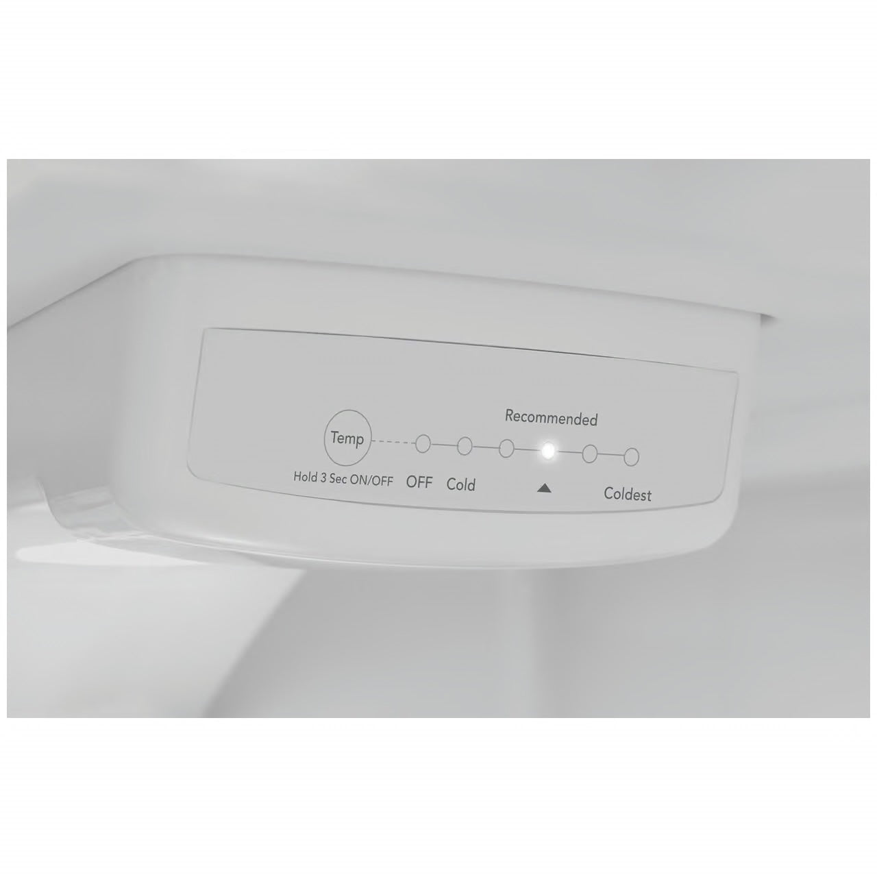 Refrigerador de 18 pies cúbicos con congelador superior en apariencia de acero inoxidable resistente a las huellas dactilares, ENERGY STAR