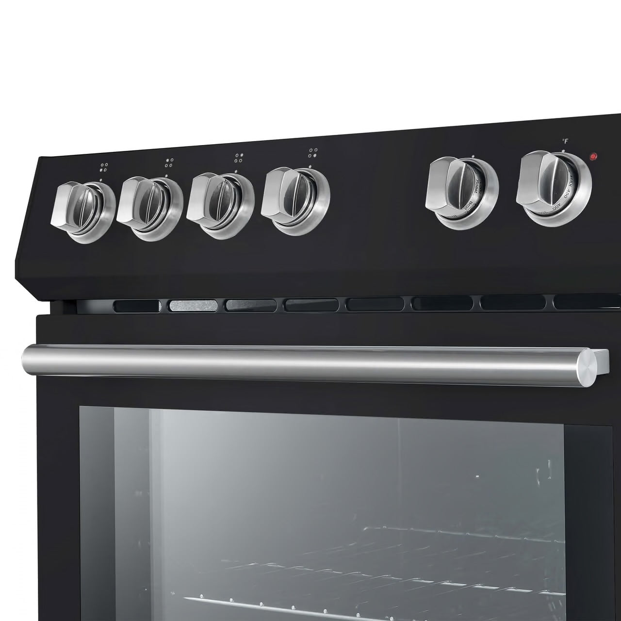 Leonardo Espresso 30 in. 4 Element 5.0 cu. ft Electric Range Convection Oven in Black