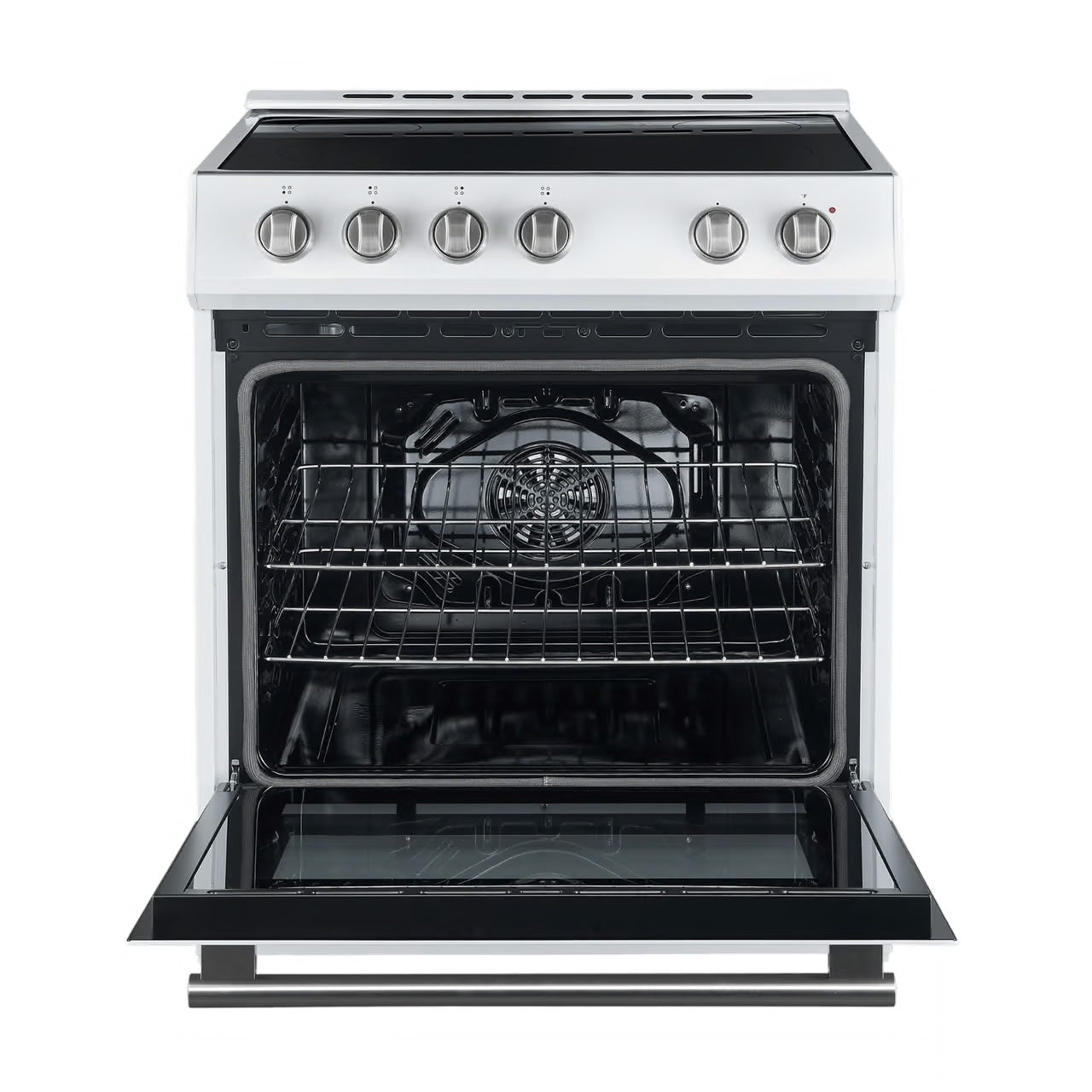 Leonardo Espresso 30 in. 4 Element 5.0 cu. ft Electric Range Convection Oven in White