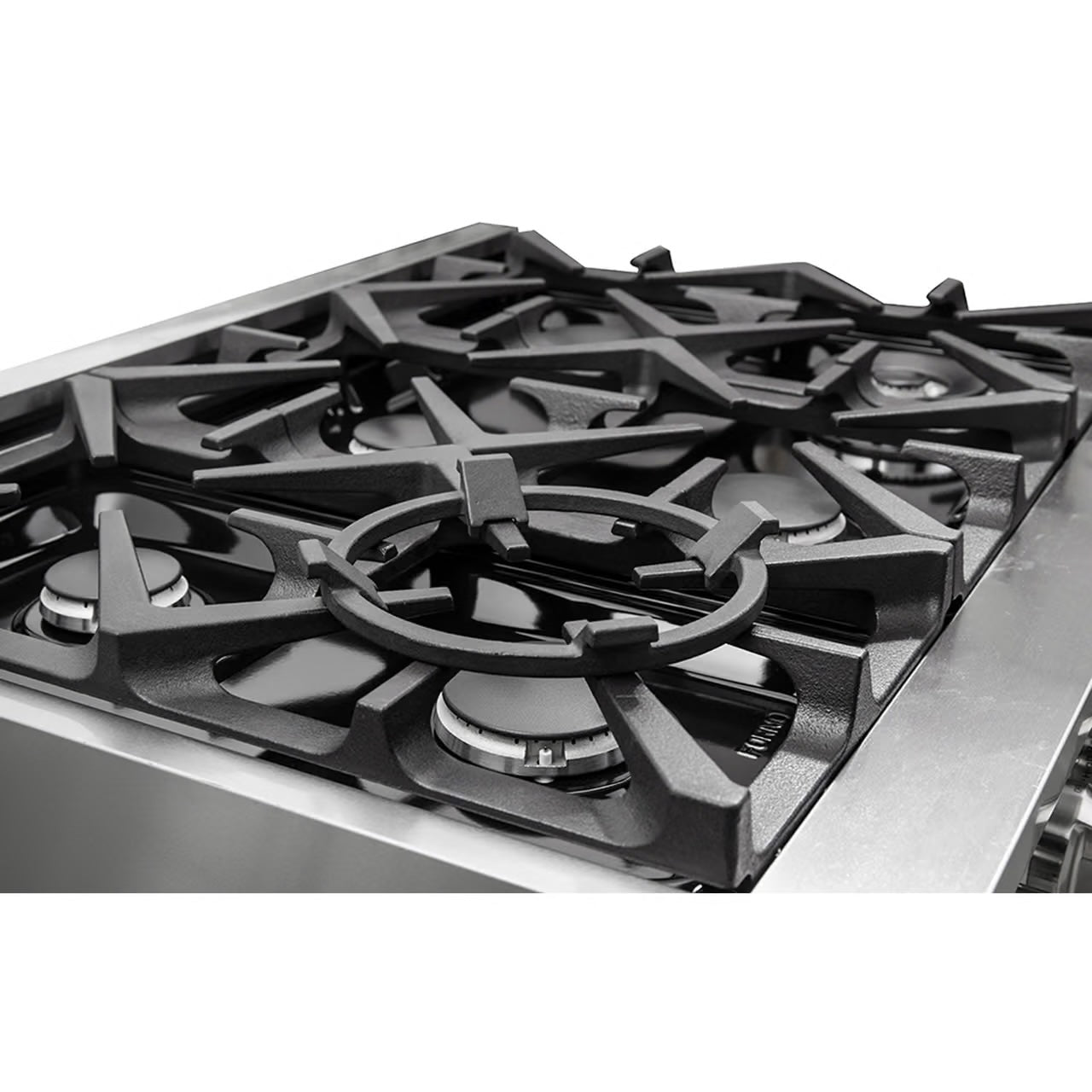 Massimo 36-Inch Freestanding Gas Range, 6 Sealed Burners, Convection Oven, Energy Efficient