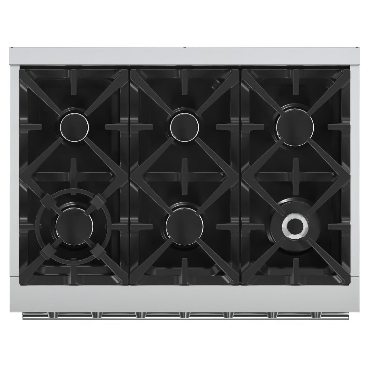 Massimo 36-Inch Freestanding Gas Range, 6 Sealed Burners, Convection Oven, Energy Efficient