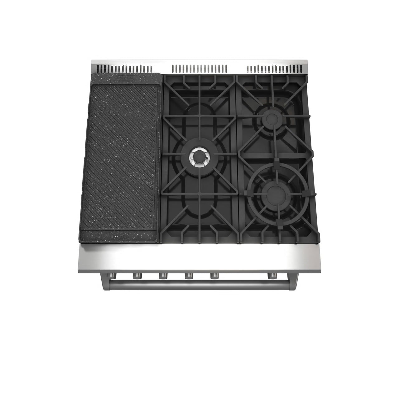 Lazio 30-Inch Freestanding Gas Range, 4 Burners, Convection Oven, Energy Efficient