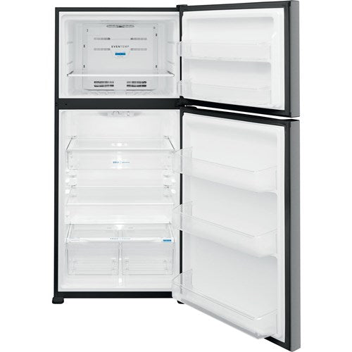 32 in. 20 cu. ft. Garage Ready Top Freezer Refrigerator in Stainless Steel