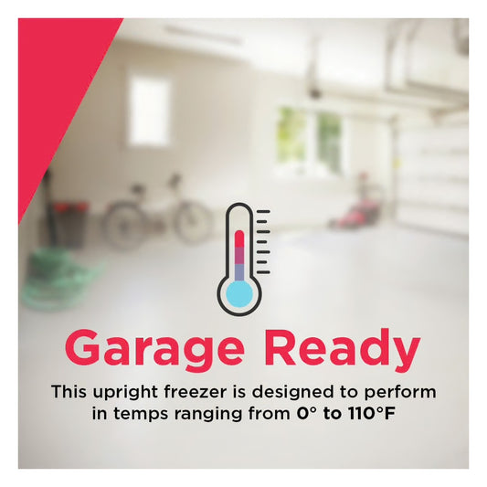 20 cu. ft. Garage Ready Frost Free Upright Freezer in White