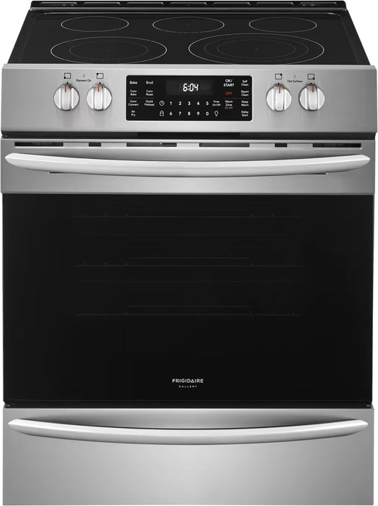 Frigidaire Gallery 30" Front Control Electric Range with Air Fry OUTLET
