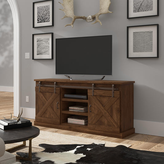 Farmhouse 66" TV Stand - Aged Whiskey