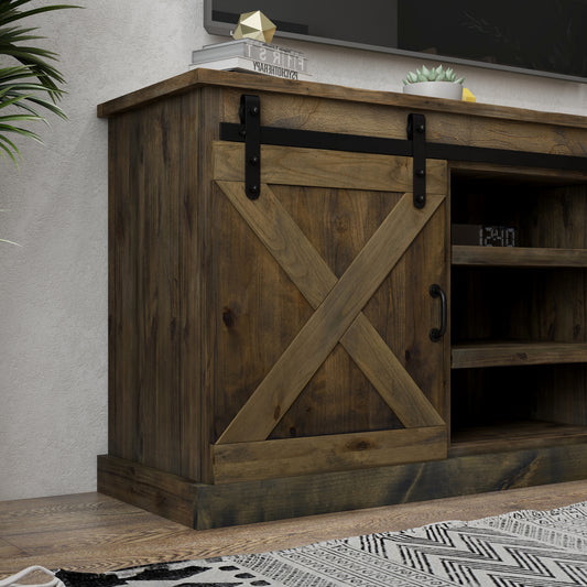 Farmhouse 66" TV Stand - Barnwood