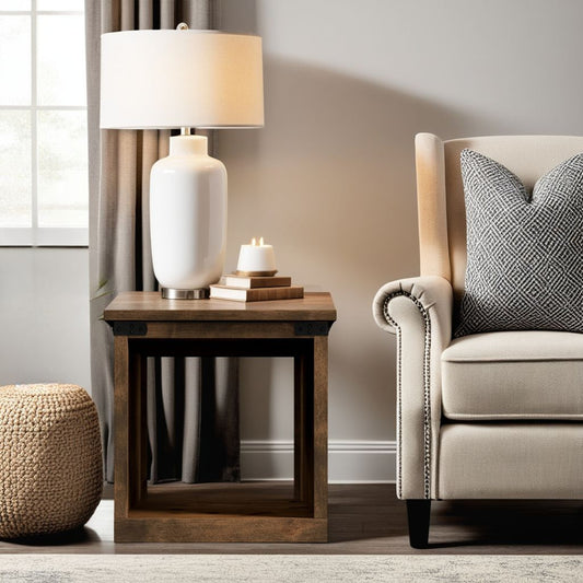Farmhouse End Table - Aged Whiskey