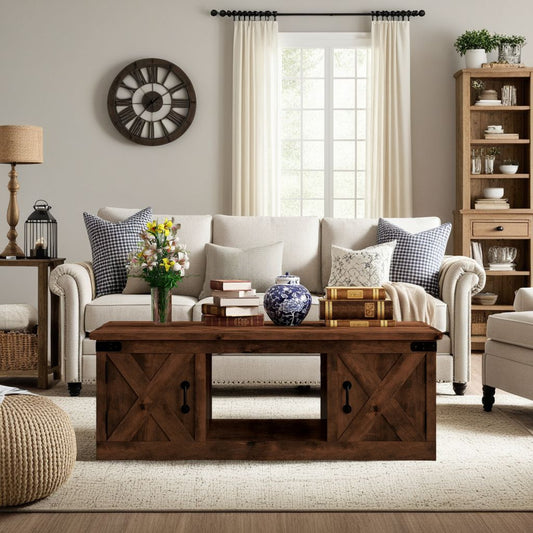 Farmhouse Coffee Table - Aged Whiskey