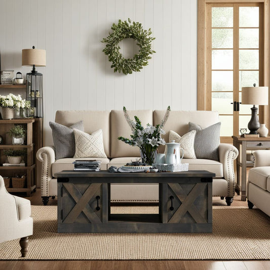 Farmhouse Coffee Table - Barnwood