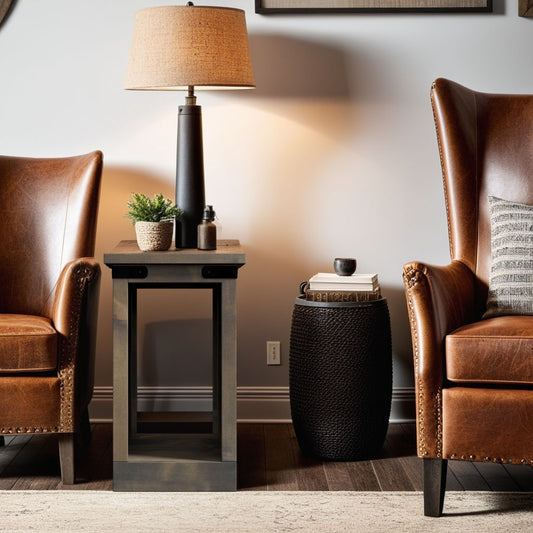 Farmhouse Chairside Table - Barnwood