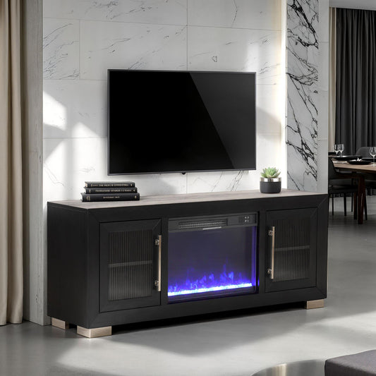 Ashbourne 60" TV Stand w/Fireplace