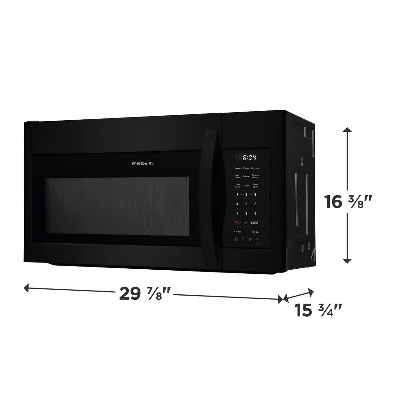 1.8 Cu. Ft. Over-The-Range Microwave in Black