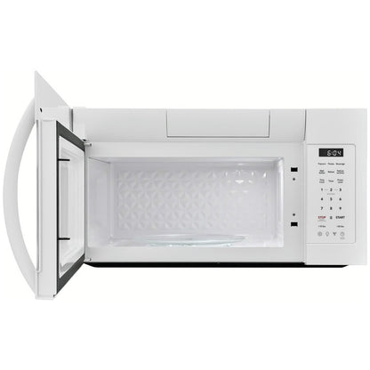 1.8 cu. ft. 1000 Watt Over the Range Microwave with Charcoal Filter 300 CFM in White
