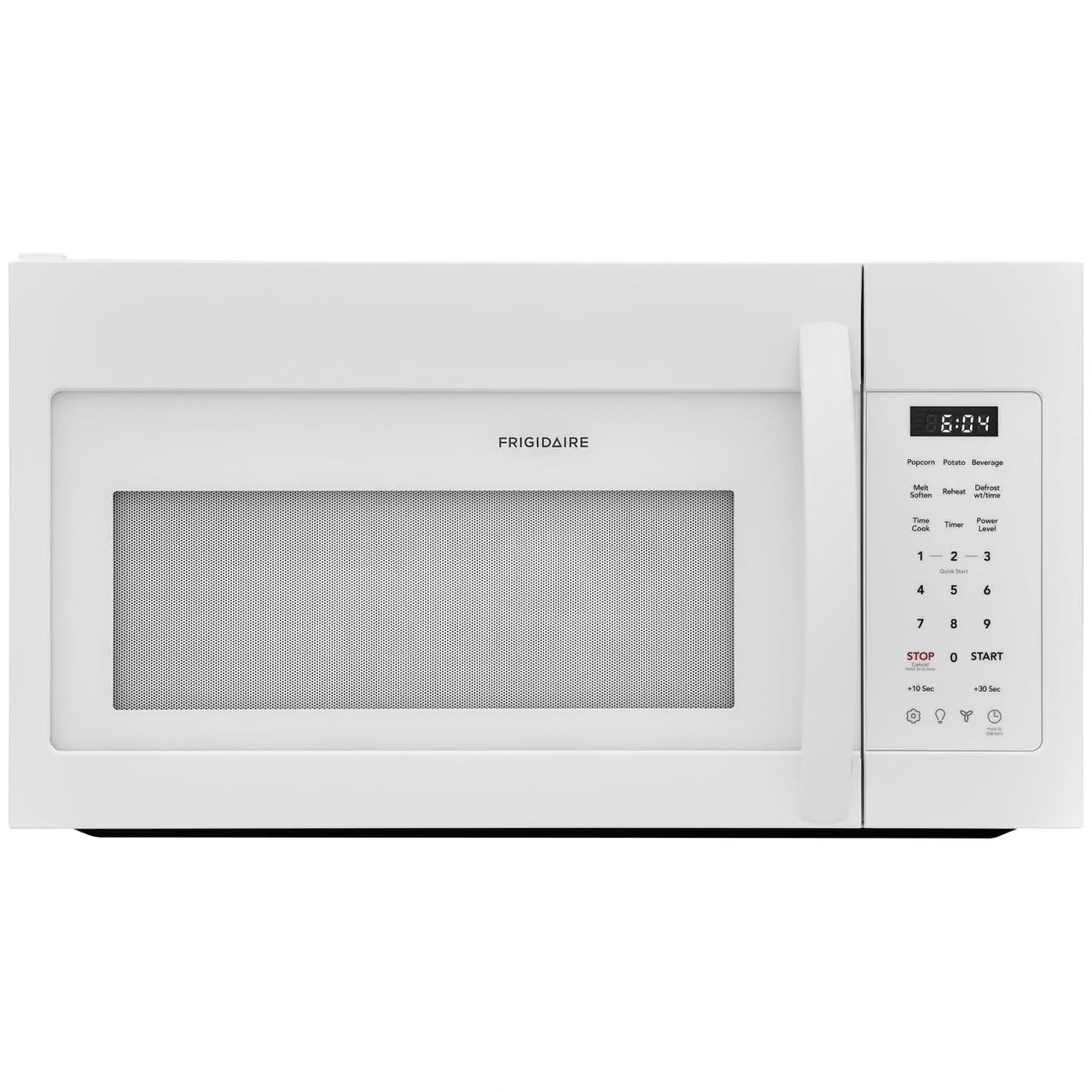 1.8 cu. ft. 1000 Watt Over the Range Microwave with Charcoal Filter 300 CFM in White