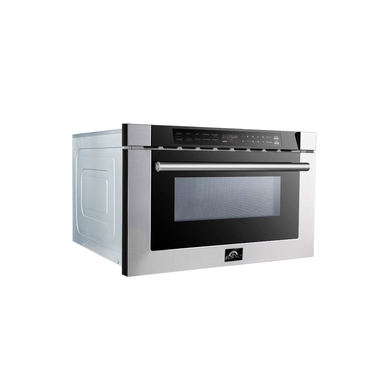 Capoliveri 1.2 cu.ft. Stainless Steel and Black 1000-Watt Built in Microwave Drawer