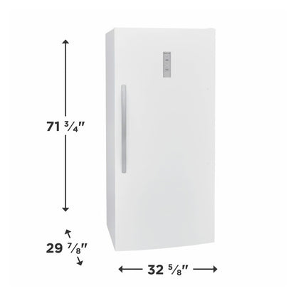 Refrigerador sin congelador de 20 pies cúbicos listo para garaje en color blanco con alarma de temperatura y puerta con cierre automático, ENERGY STAR