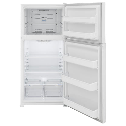 30 in. 20 cu. ft. Garage Ready Freestanding Top Freezer Refrigerator in White, ENERGY STAR