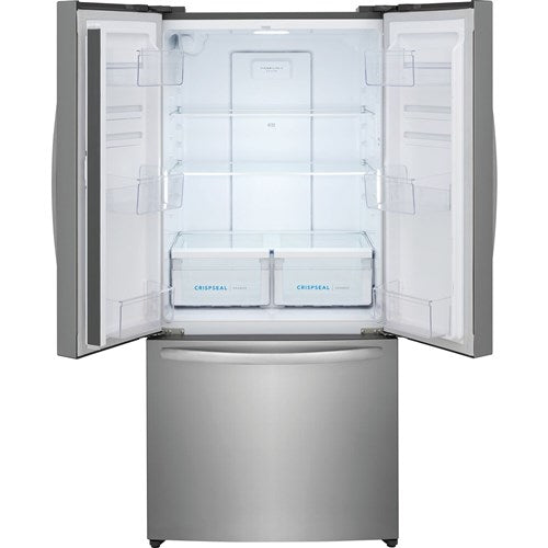 31.5 in. 18 cu. ft. Counter Depth French Door Refrigerator in Fingerprint-Resistant Stainless Look