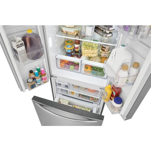 31.5 in. 18 cu. ft. Counter Depth French Door Refrigerator in Fingerprint-Resistant Stainless Look