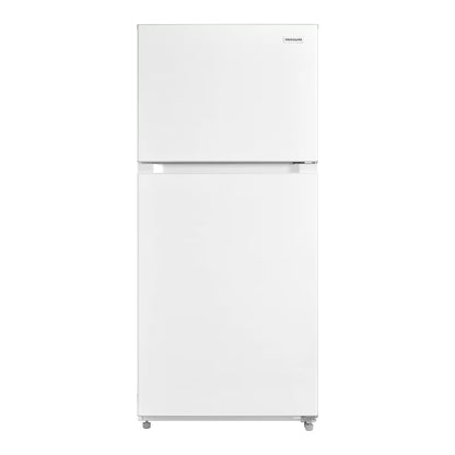 29.7 in. 19 cu. ft. Standard Depth Garage Ready Top Freezer Refrigerator in White w/ Humidity-Controlled Crisper Drawers