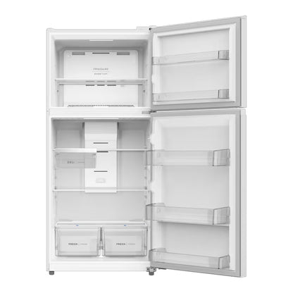 29.7 in. 19 cu. ft. Standard Depth Garage Ready Top Freezer Refrigerator in White w/ Humidity-Controlled Crisper Drawers