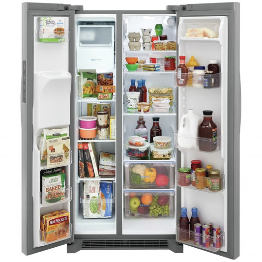 22.3 cu. ft. Standard Depth Side by Side Refrigerator in Stainless Steel
