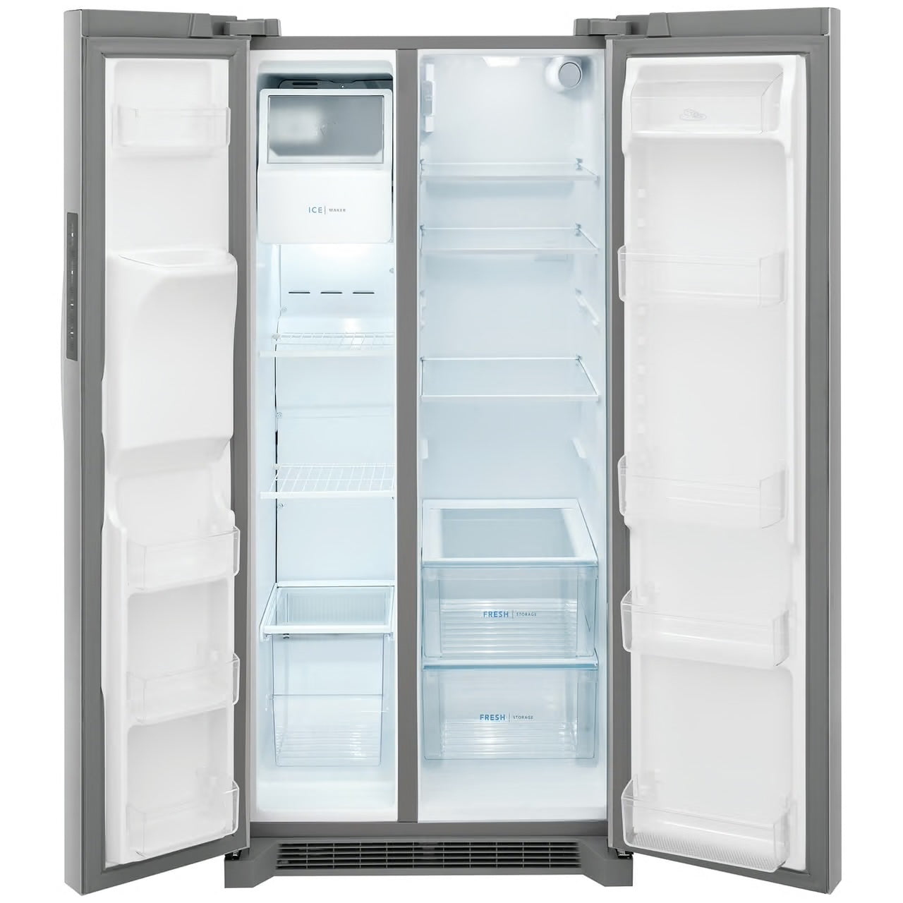 22.3 cu. ft. Standard Depth Side by Side Refrigerator in Stainless Steel