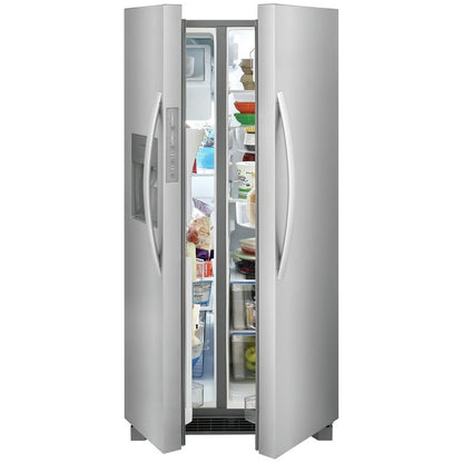 22.3 cu. ft. Standard Depth Side by Side Refrigerator in Stainless Steel