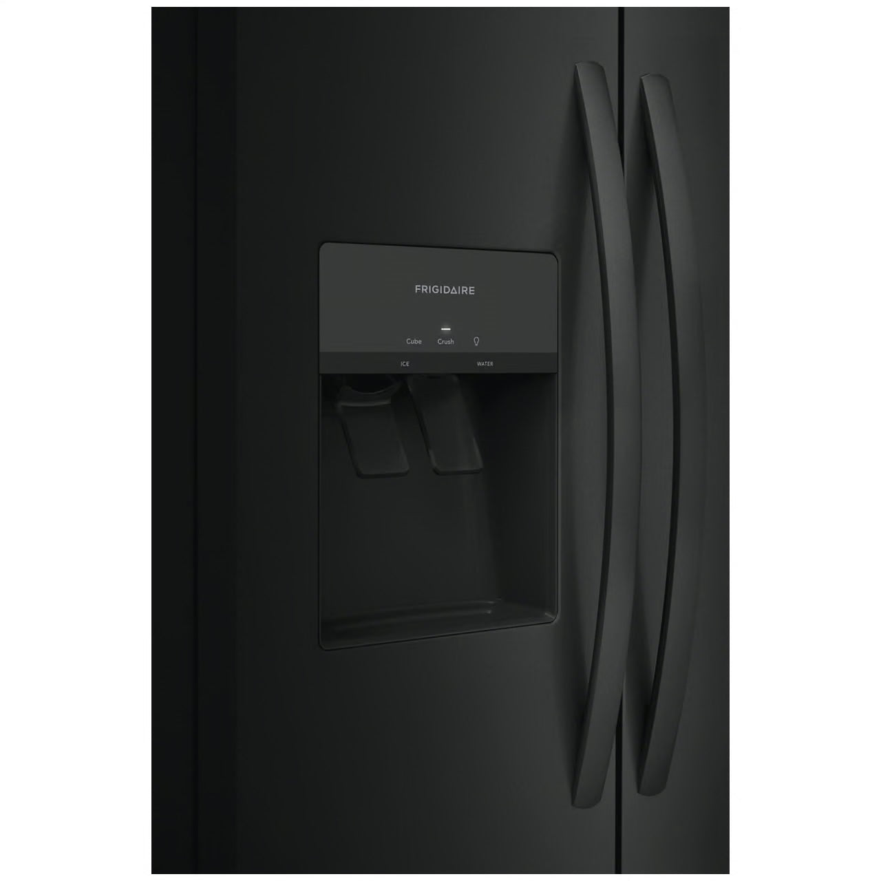 26 cu. ft. Standard Depth Side by Side Refrigerator in Black