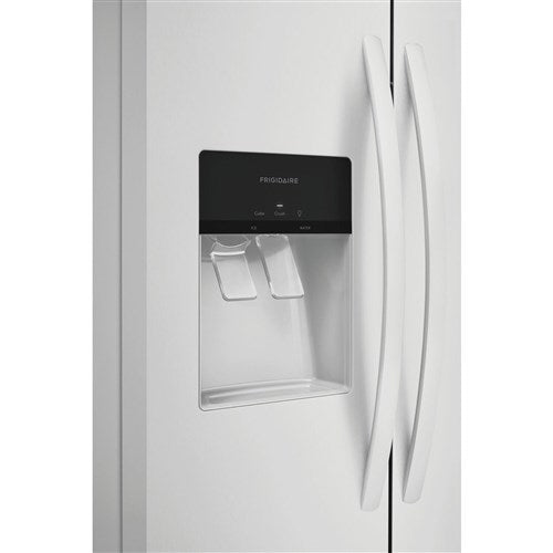 26 cu. ft. Standard Depth Side by Side Refrigerator in White