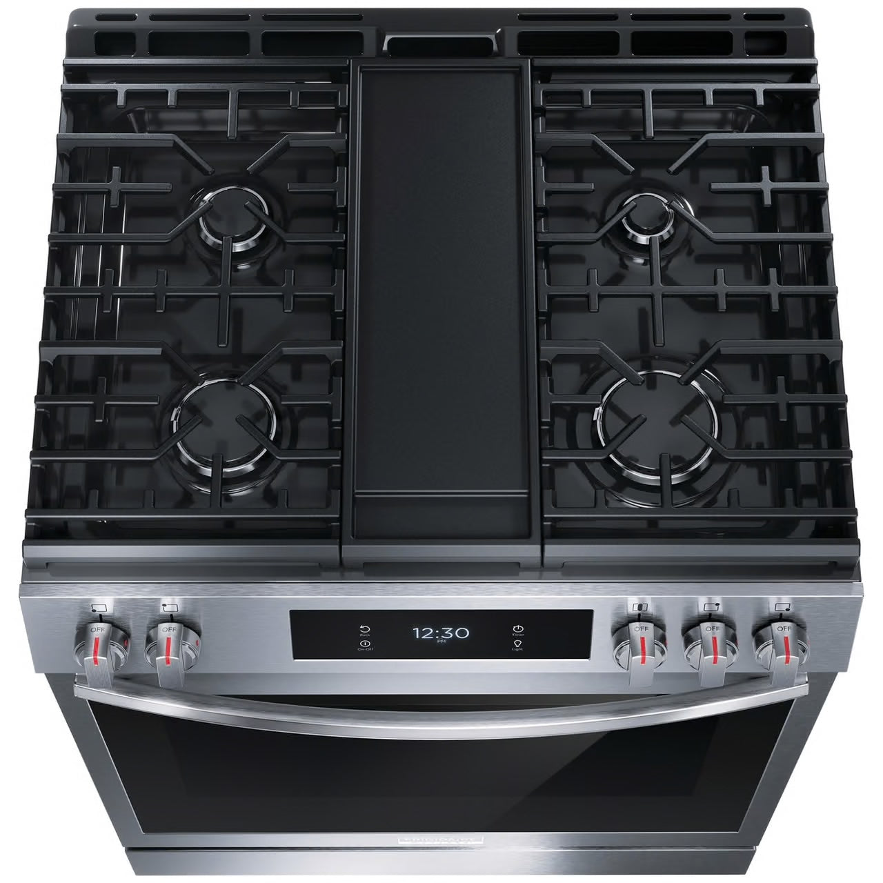 Gallery 30 in. 6 cu. ft. 5 Burner Slide-In Gas Range with Total Convection and Air Fry, Smudge Proof Stainless Steel
