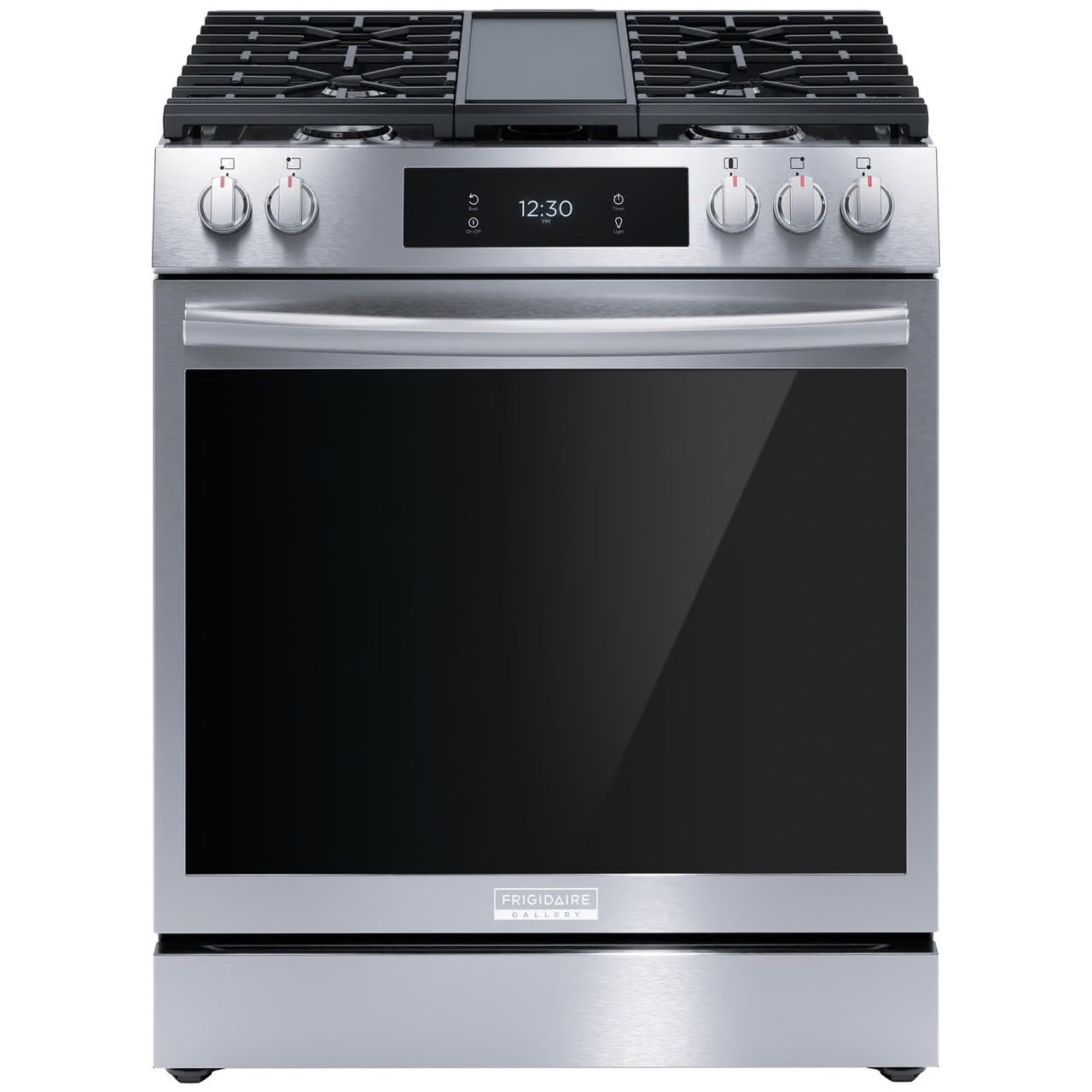 Gallery 30 in. 6 cu. ft. 5 Burner Slide-In Gas Range with Total Convection and Air Fry, Smudge Proof Stainless Steel