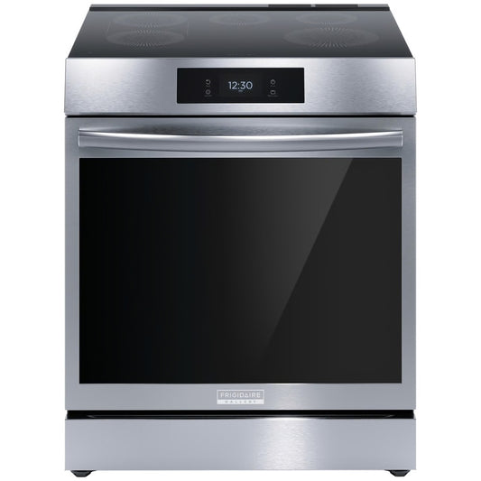 Gallery 30 in 6.2 cu.ft. 5 Burner Element Slide-In Induction Range w/ Total Convection & Air Fry , SmudgeProof Stainless