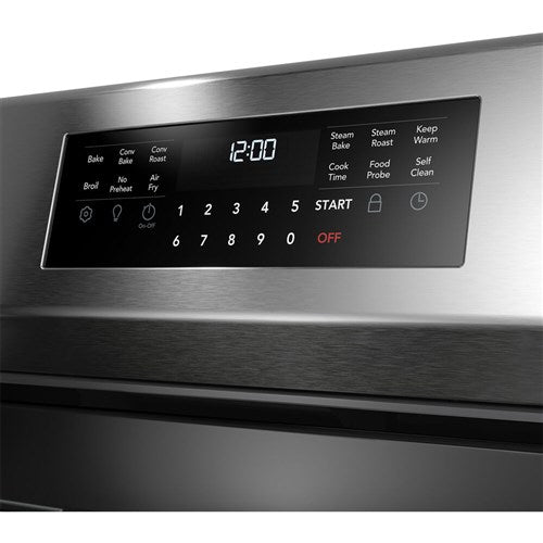Gallery 30 in. 5 Burner Freestanding Gas Range in Stainless Steel with True Convection and Air Fry