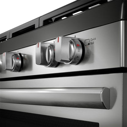 Gallery 30 in. 5 Burner Freestanding Gas Range in Stainless Steel with True Convection and Air Fry