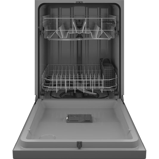 24 in. Built-In Tall Tub Front Control Stainless Steel Dishwasher with Sanitize, Dry Boost, 55 dBA