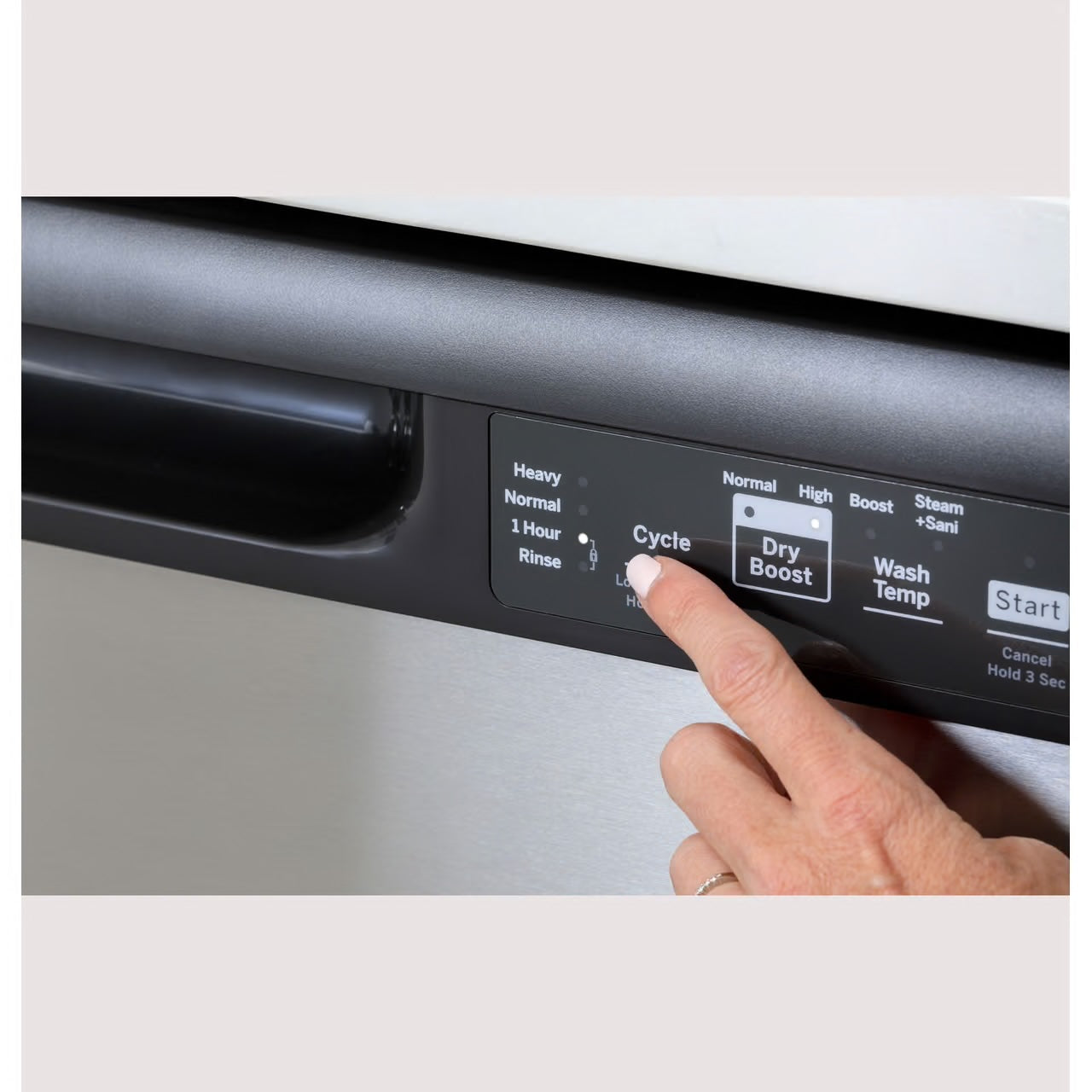 24 in. Built-In Tall Tub Front Control Stainless Steel Dishwasher with Sanitize, Dry Boost, 55 dBA