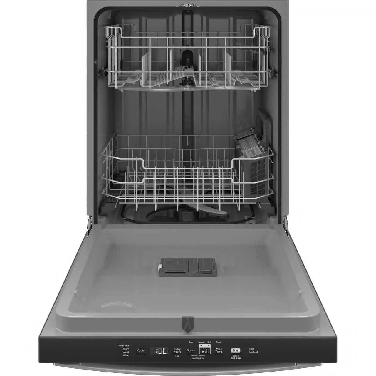 24 in. Built-In Tall Tub Top Control Stainless Steel Dishwasher w/Sanitize Cycle, Dry Boost, 52 dBA